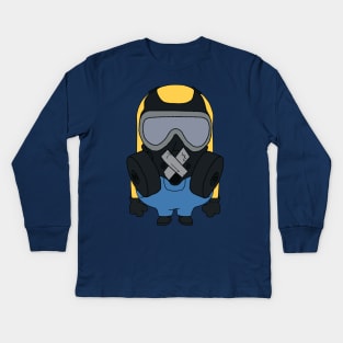 Mute Minion Kids Long Sleeve T-Shirt